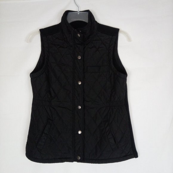 Valerie Bertinelli Jackets & Blazers - Valerie Bertinelli Black Puffer Vest. Size Medium